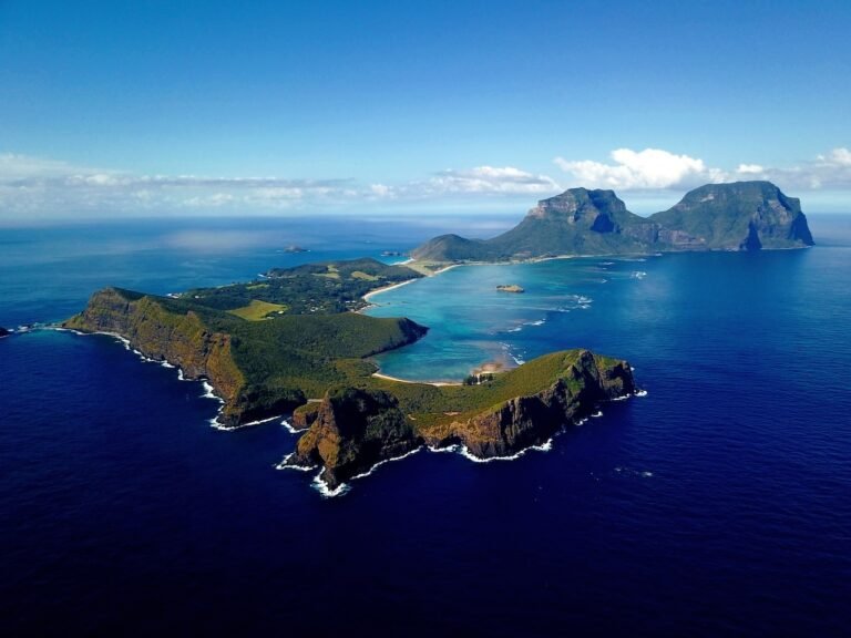 The Island at a Glance LOCATION 700km north-east of Sydney, New South Wales STATUS UNESCO World Heritage Site VISITOR CAP 400 at any one time NATIVE PLANTS 241 species, 105 endemic BIRD SPECIES 168 recorded NOTABLE FEATURE Ball's Pyramid — tallest volcanic stack in the world