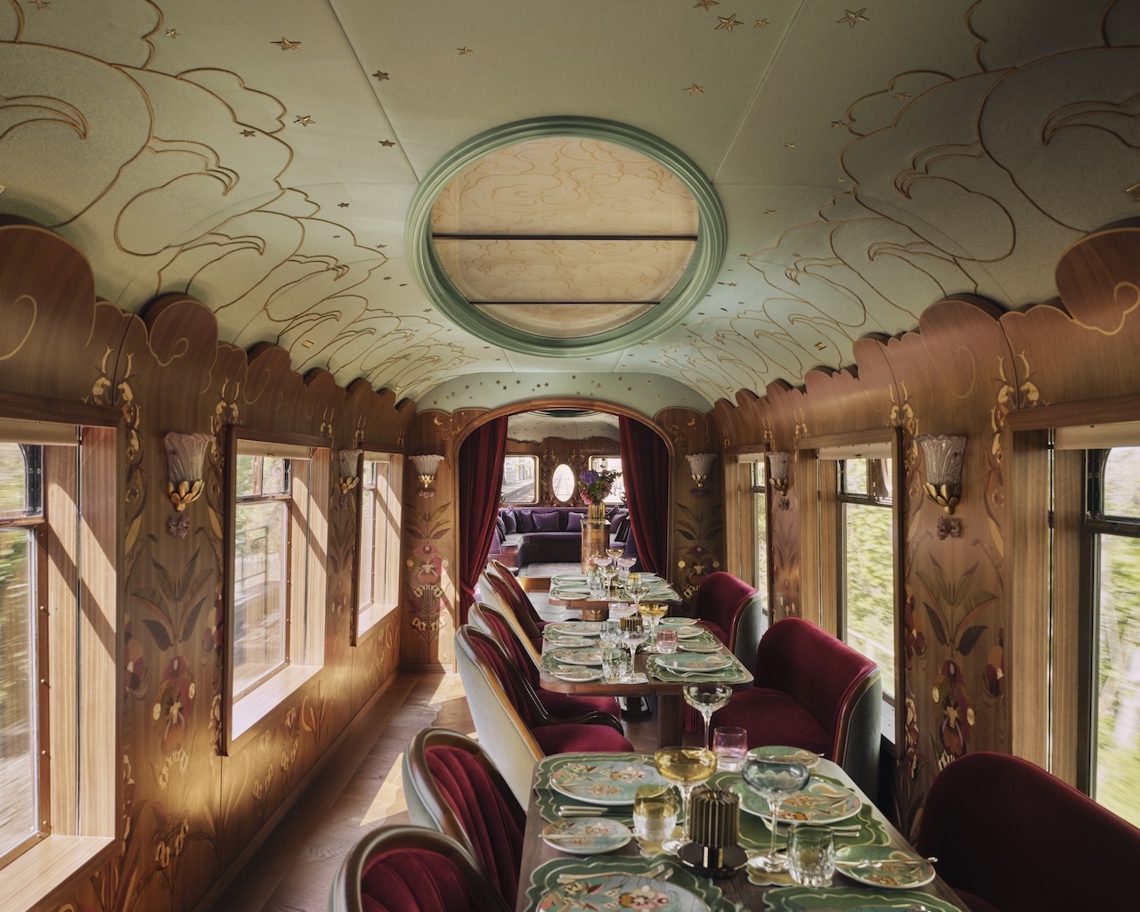 Inside Celia: Belmond's Spectacular New Private Dining Carriage on the British Pullman