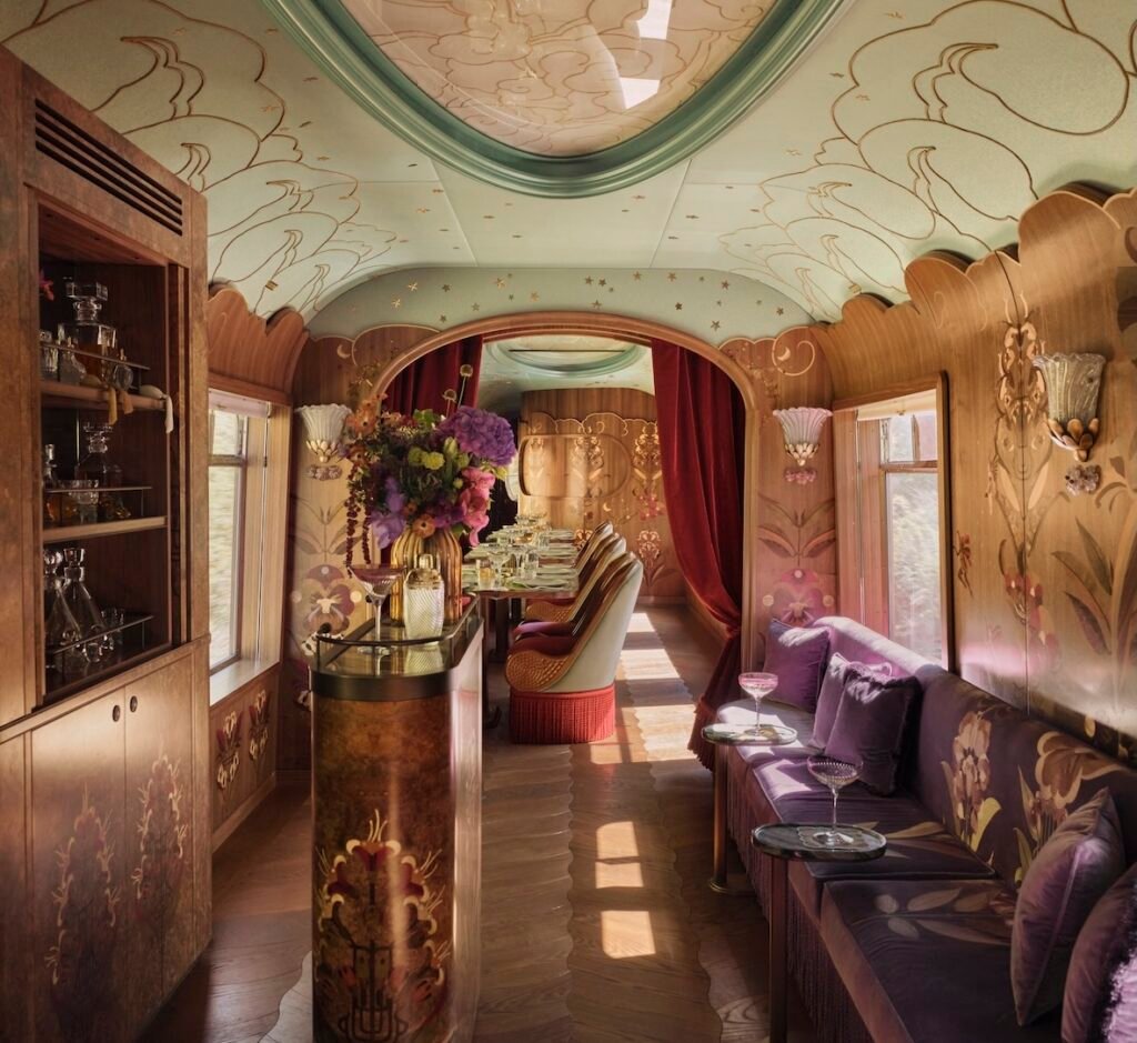 Inside Celia: Belmond's Spectacular New Private Dining Carriage on the British Pullman