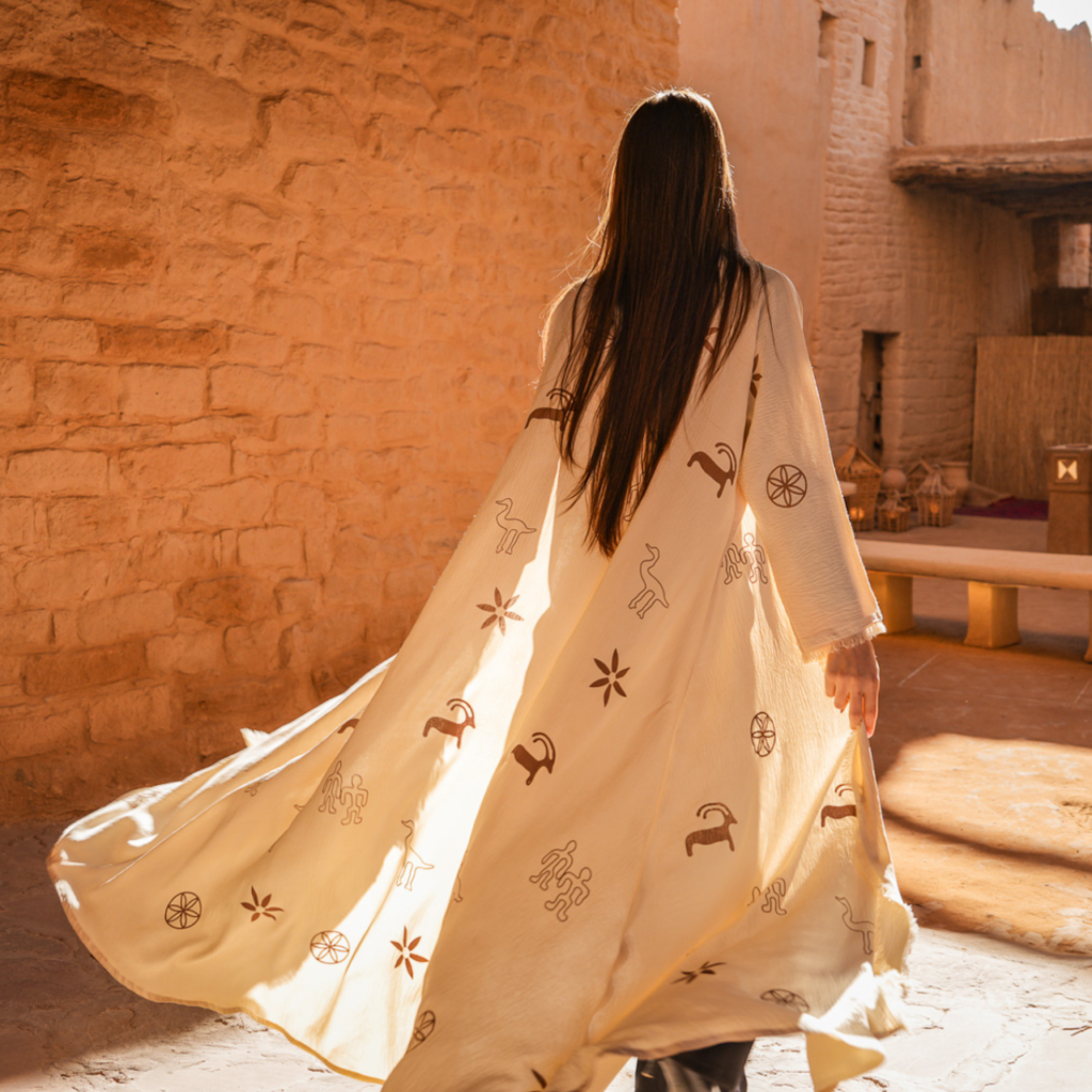 Saudi Arabian fashion label HINDAMME has partnered with Arts AlUla’s Madrasat Addeera to launch a limited-edition slow fashion collection