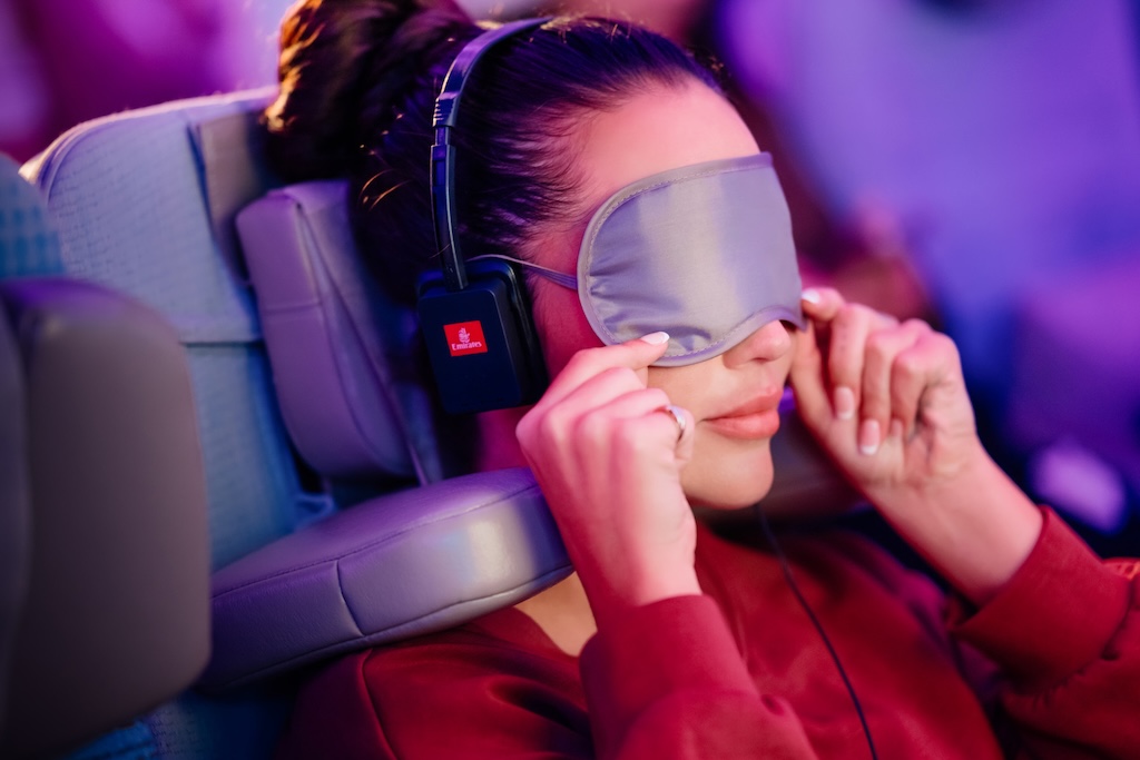 Emirates' new U-Dream headrest gives Economy Class passengers proper neck and head support on long-haul flights.