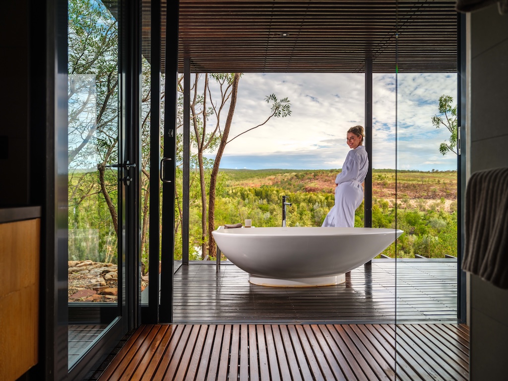 From a clifftop eyrie above the Southern Ocean to a tented camp on the edge of the Red Centre, Australia's finest luxury lodges offer something the world's grandest city hotels never can: the feeling of being genuinely, irreplaceably somewhere.