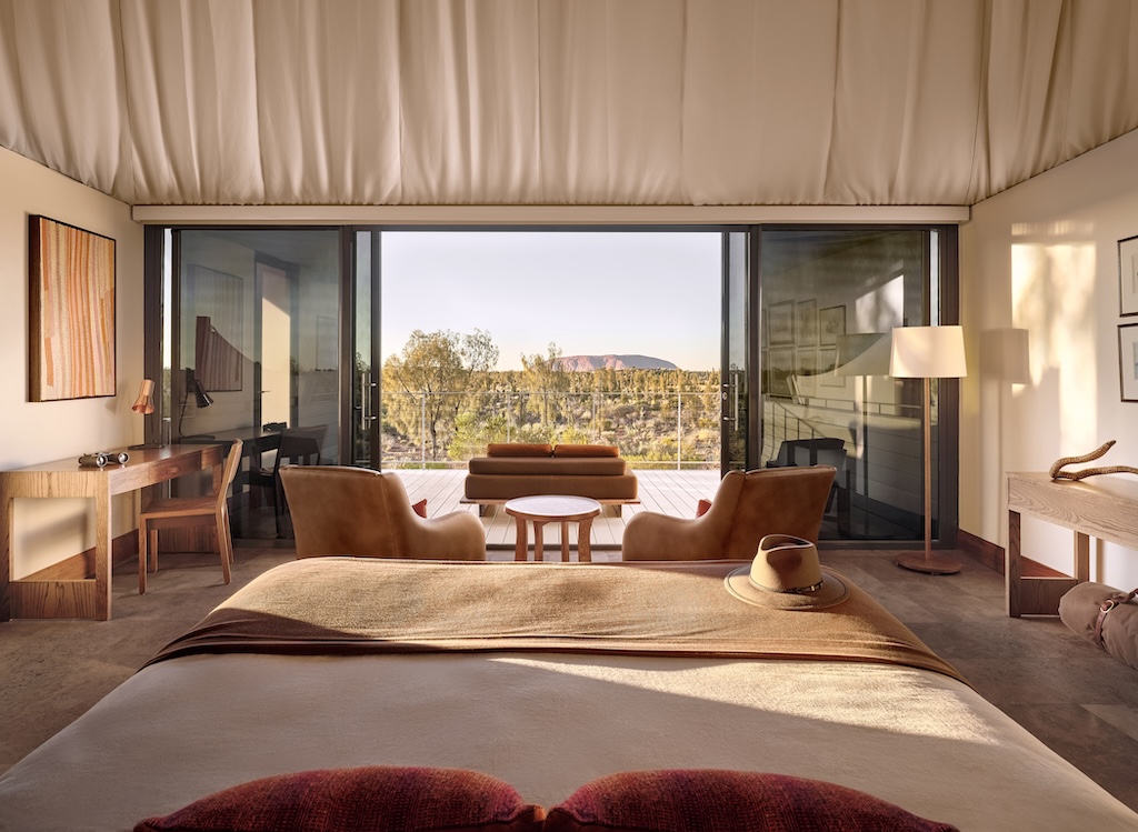 From a clifftop eyrie above the Southern Ocean to a tented camp on the edge of the Red Centre, Australia's finest luxury lodges offer something the world's grandest city hotels never can: the feeling of being genuinely, irreplaceably somewhere.