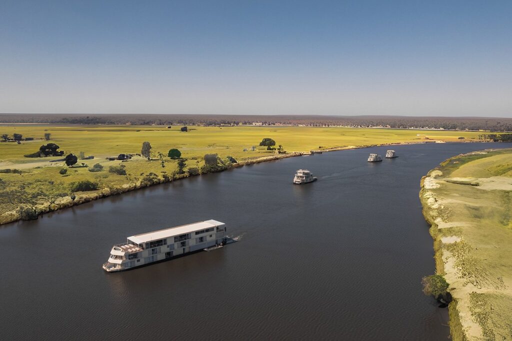 From the Zambezi Queen's floating boutique luxury to Lake Kariba's tiger-fishing houseboats, cruising the Chobe and Zambezi rivers offers Africa's wildlife at unforgettably close range.
