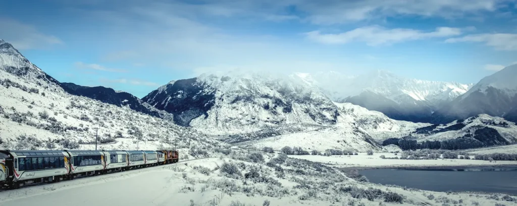 The TranzAlpine train, which passes through and below the mountain ranges of New Zealand's South Island, remains one of the world's most iconic rail journeys.