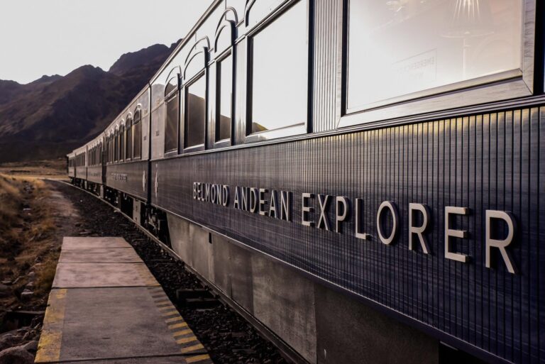 Delve into the towering Andes aboard the Belmond Andean Explorer, South America's most luxurious train