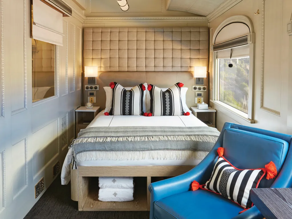 Delve into the towering Andes aboard the Belmond Andean Explorer, South America's most luxurious train
