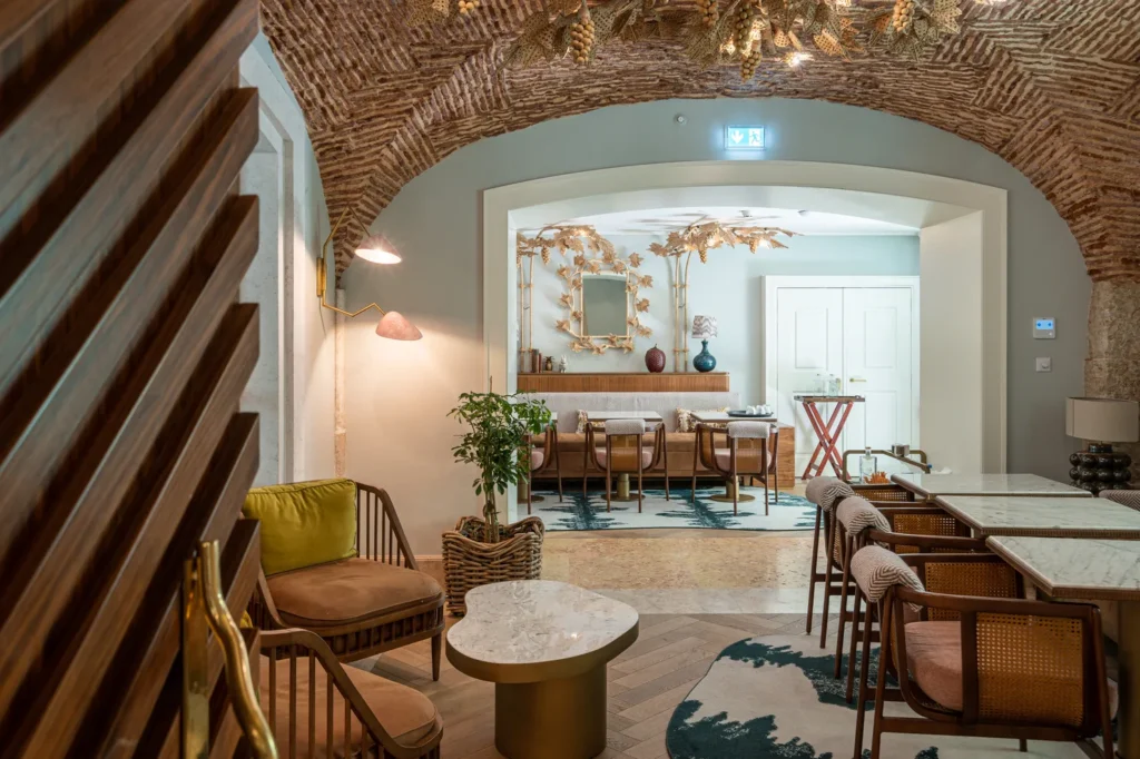 Set inside a restored 18th-century palace above Bairro Alto, Palácio Ludovice Wine Experience Hotel pairs Lisbon's deepest wine heritage with quietly luxurious boutique hospitality.