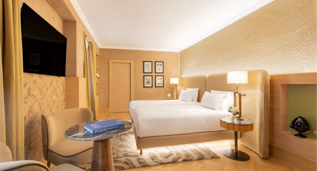 Tivoli Hotels & Resorts has opened its first hotel in Puglia, transforming a 19th-century palazzo in the heart of Lecce into a 48-room five-star property set between Piazza Sant'Oronzo and Piazzetta Santa Chiara, steps from the city's honey-gold Baroque façades and its Roman Amphitheatre.