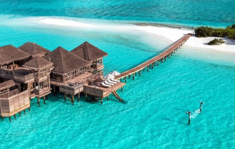 Gili Lankanfushi Maldives unveils its enhanced Gili Lagoon Retreat, a two-bedroom overwater villa linked by a new walkway to its own private island.