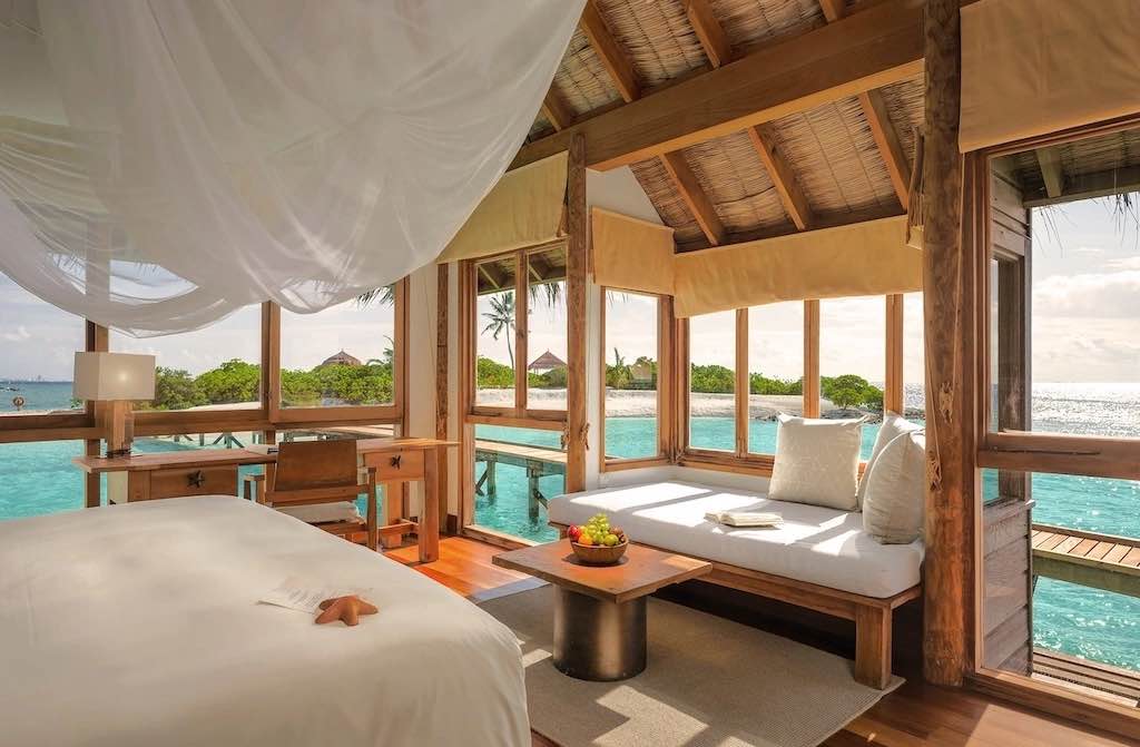 Gili Lankanfushi Maldives unveils its enhanced Gili Lagoon Retreat, a two-bedroom overwater villa linked by a new walkway to its own private island.