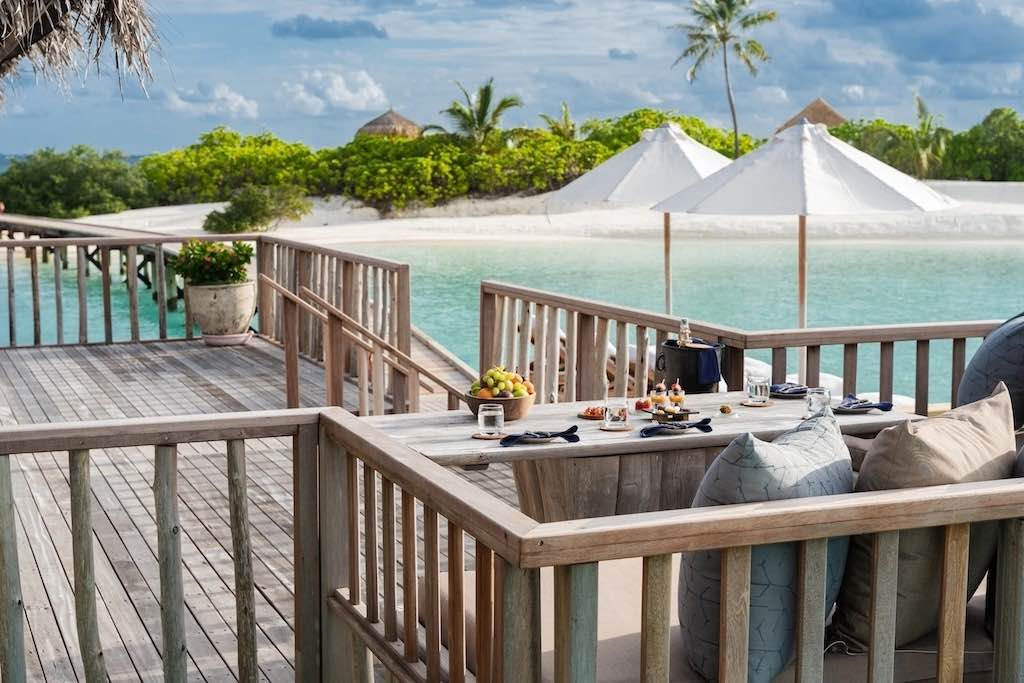 Gili Lankanfushi Maldives unveils its enhanced Gili Lagoon Retreat, a two-bedroom overwater villa linked by a new walkway to its own private island.