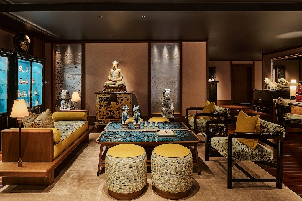 The Sanāra Spa at Grosvenor House, a Luxury Collection Hotel, Dubai, has reopened as a jewel-toned wellness retreat built around gemstones and Asian craftsmanship.