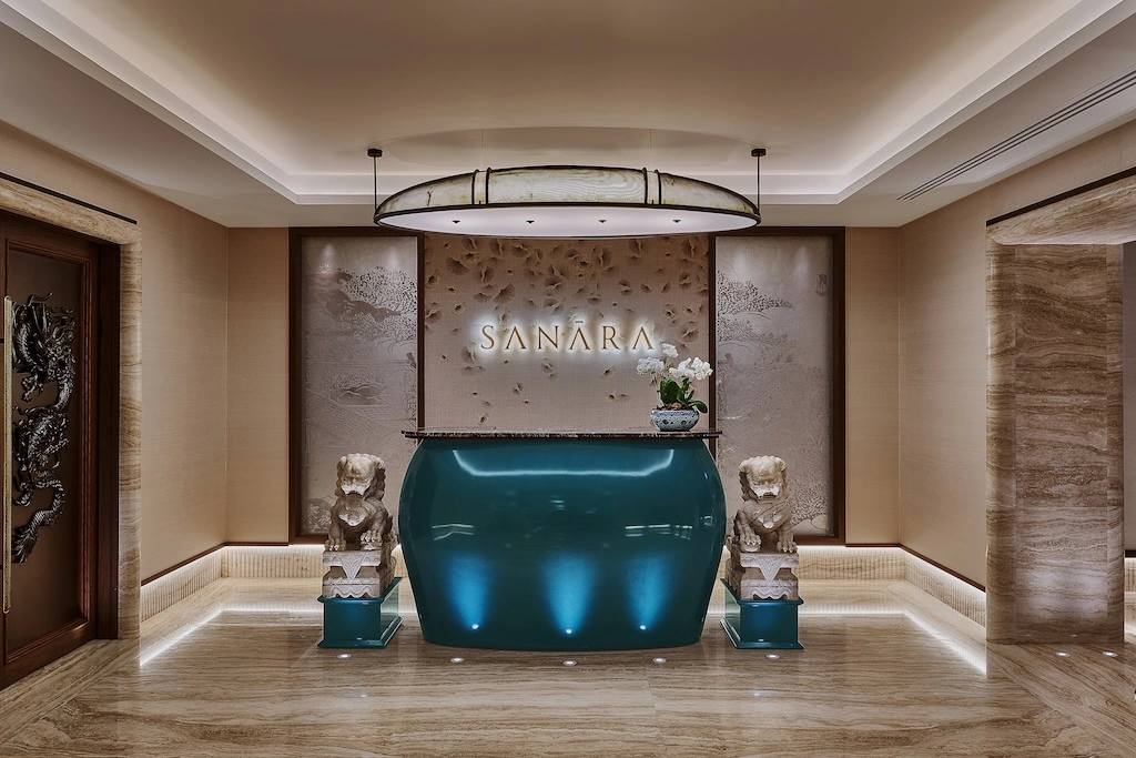 The Sanāra Spa at Grosvenor House, a Luxury Collection Hotel, Dubai, has reopened as a jewel-toned wellness retreat built around gemstones and Asian craftsmanship.