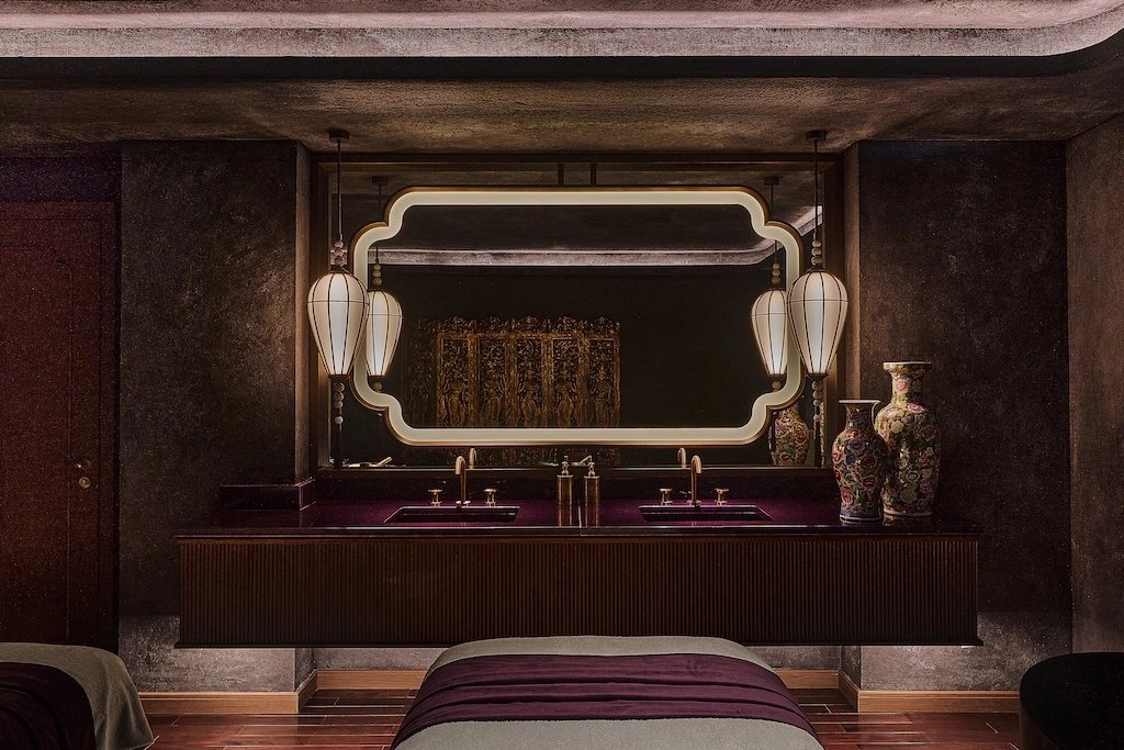 The Sanāra Spa at Grosvenor House, a Luxury Collection Hotel, Dubai, has reopened as a jewel-toned wellness retreat built around gemstones and Asian craftsmanship.