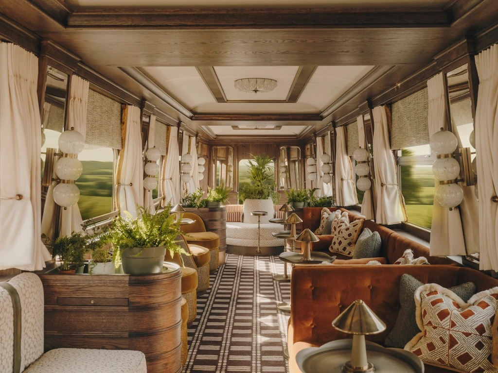 From Art Deco carriages crossing Europe to a floating-island train through the Andes and Australia's outback icons, ten trains prove the journey matters more.