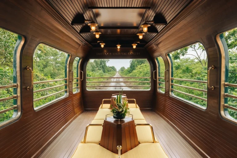 From Art Deco carriages crossing Europe to a contemporary odyssey through the Andes and Australia's outback icons, these luxury trains prove that the journey matters more.