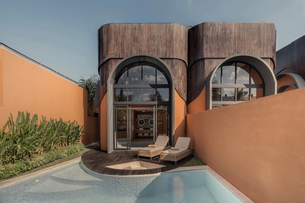 With just ten private pool villas, Ajowa Resort & Spa Seminyak swaps Bali's grand gestures for sculpted terracotta, quiet gardens and grounded luxury.