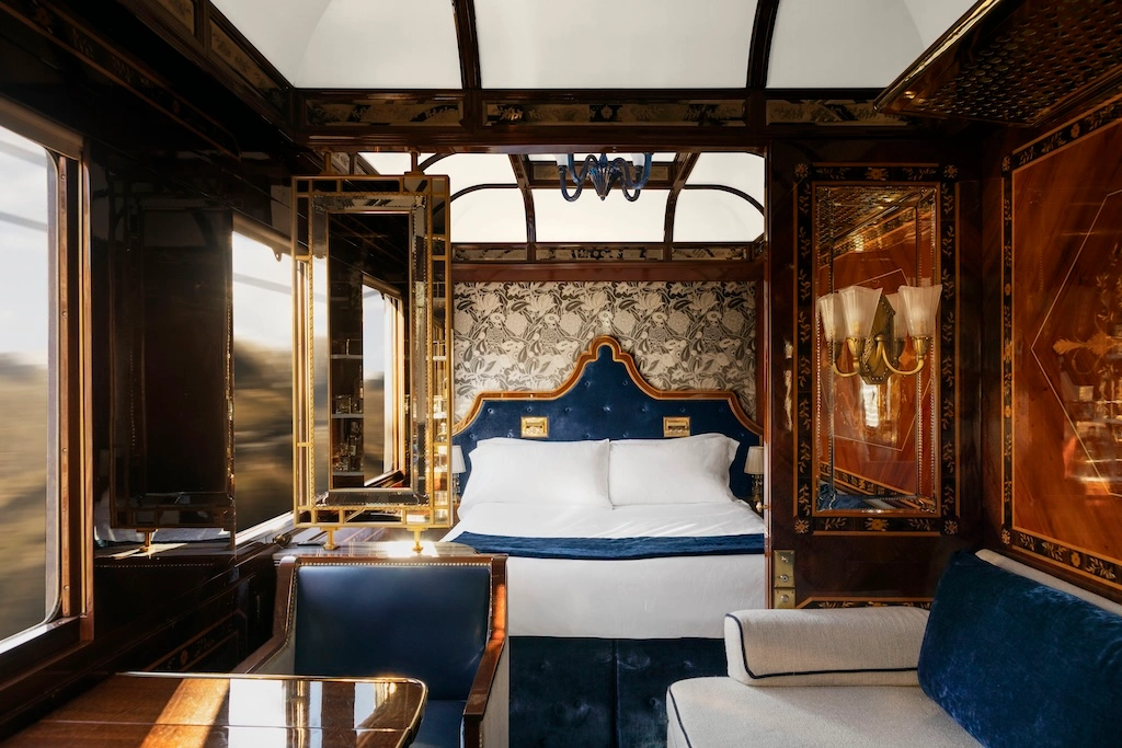 From Art Deco carriages crossing Europe to a floating-island train through the Andes and Australia's outback icons, these luxury trains prove that the journey matters more.